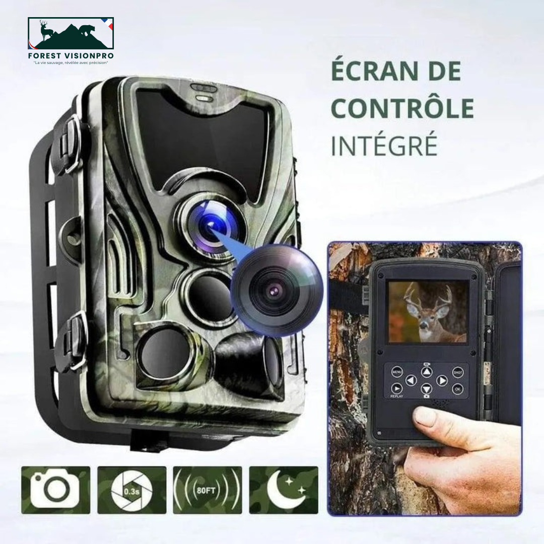 Caméra De Chasse 4G+ 4K Avec Écran - Forest VisionPro