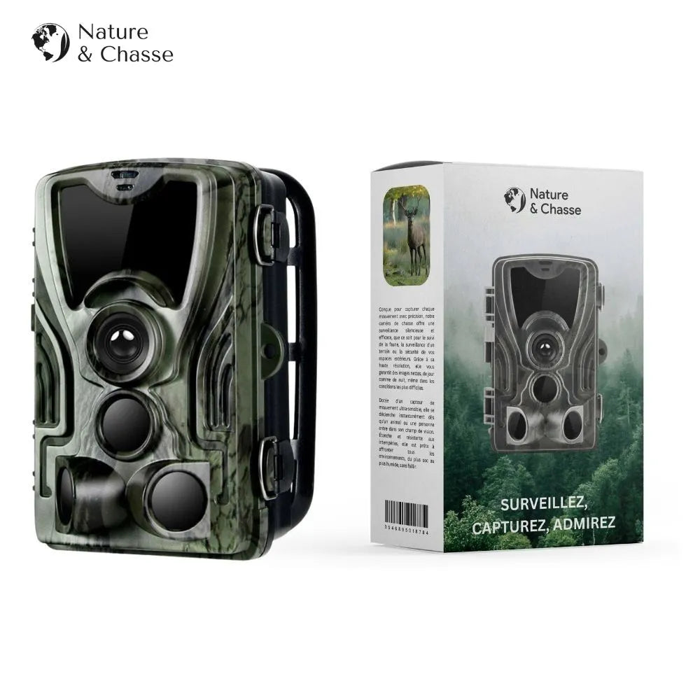 Caméra de chasse 4K avec écran - Nature & Chasse®