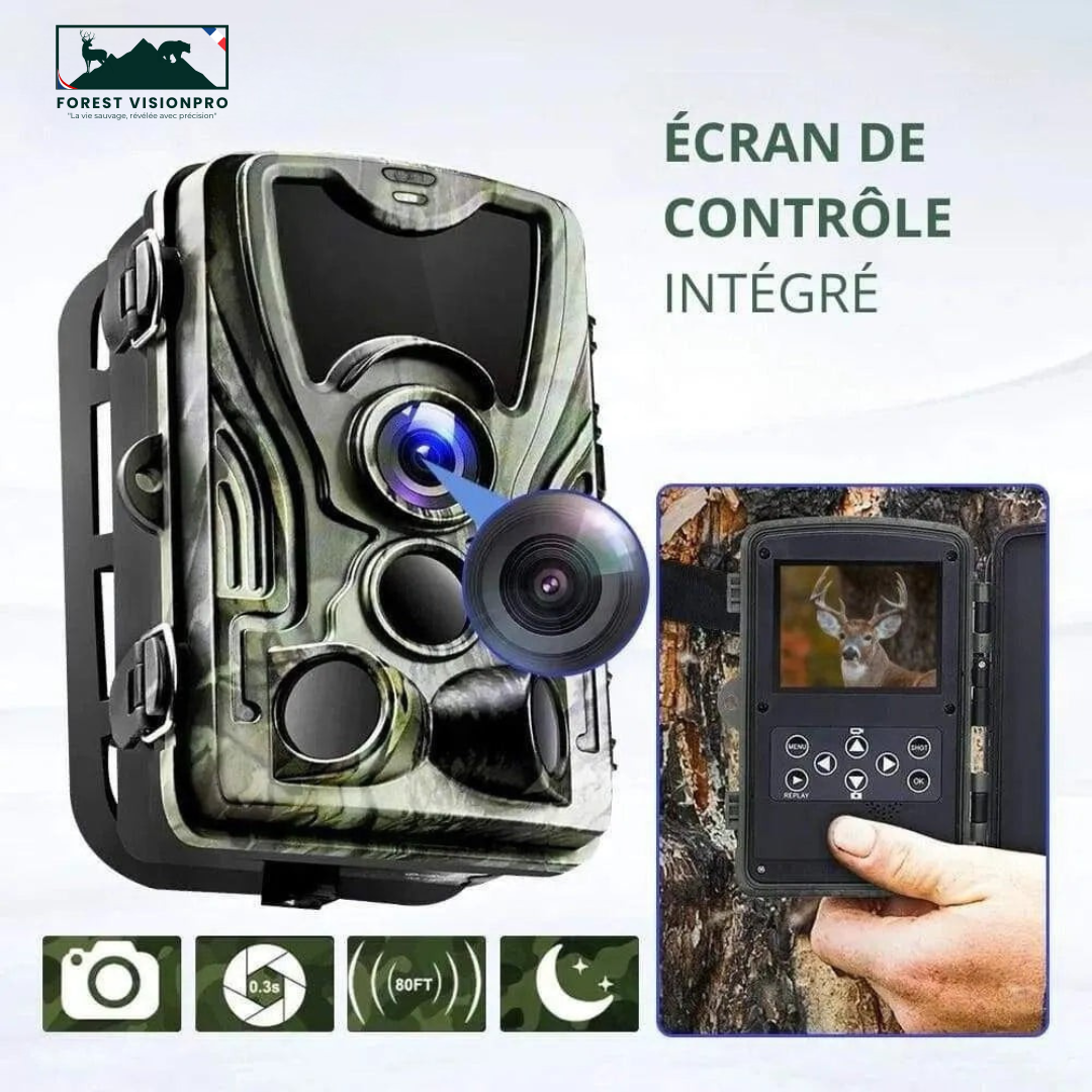 Caméra de chasse 4K avec écran - Forest VisionPro