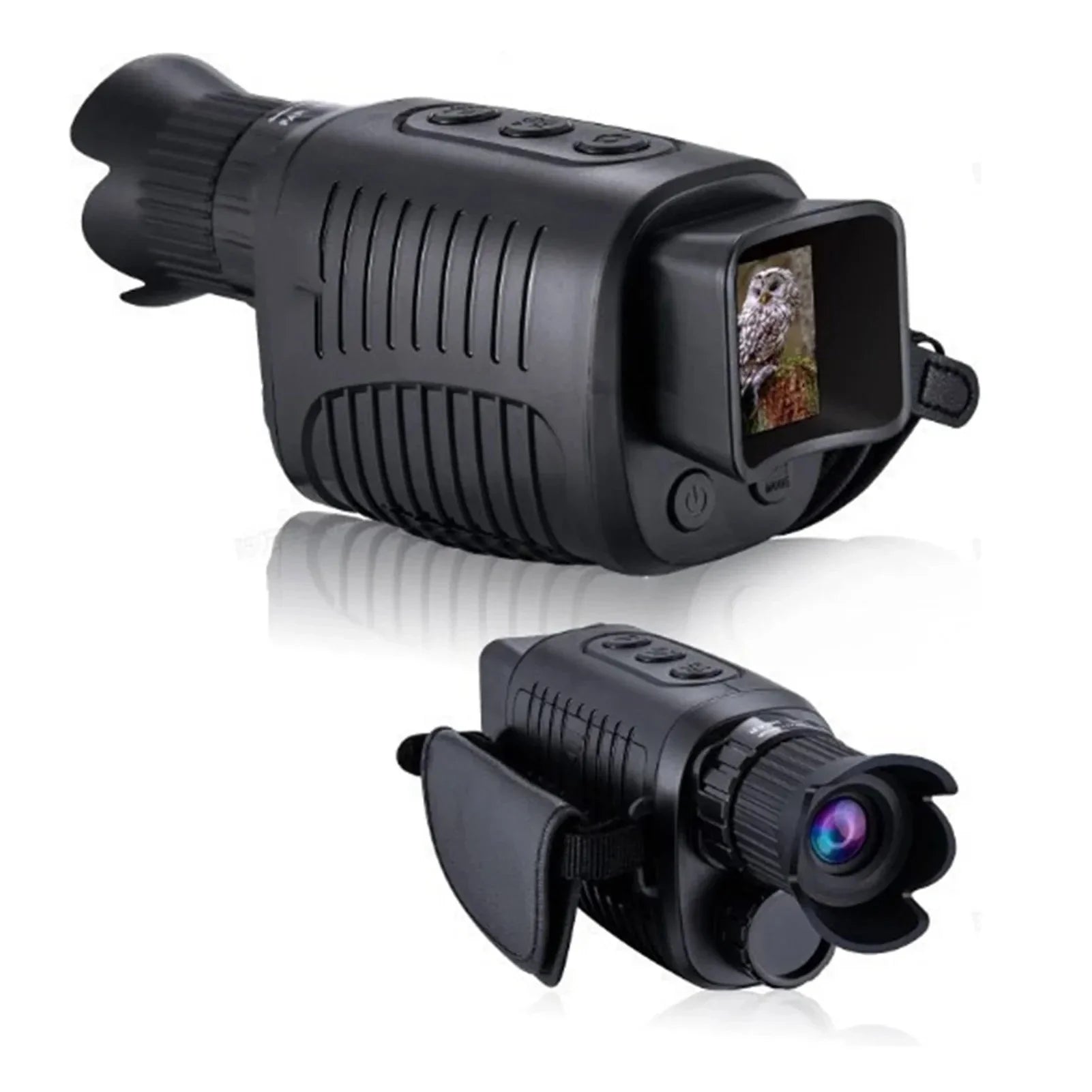 Monoculaire 5X Vision Nocturne avec Caméra HD, Enregistrement Vidéo Chasse