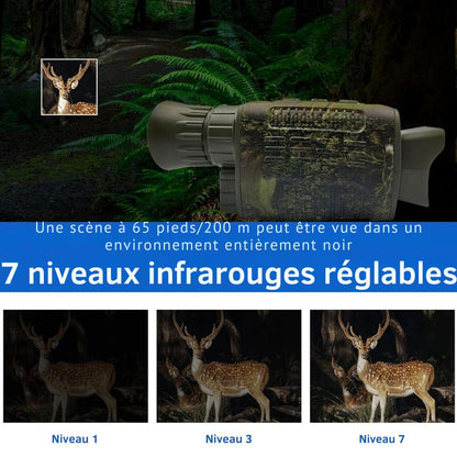 Monoculaire 5X infrarouge vision nocturne 4K