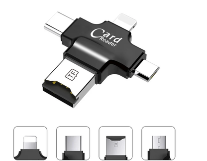 Lecteur de cartes SD compatible iphone, ipad, android.