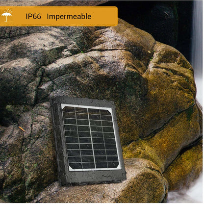 panneaux solaires pour camera de chasse  3W 8000mAh 12V/9V/6V sortie 5V